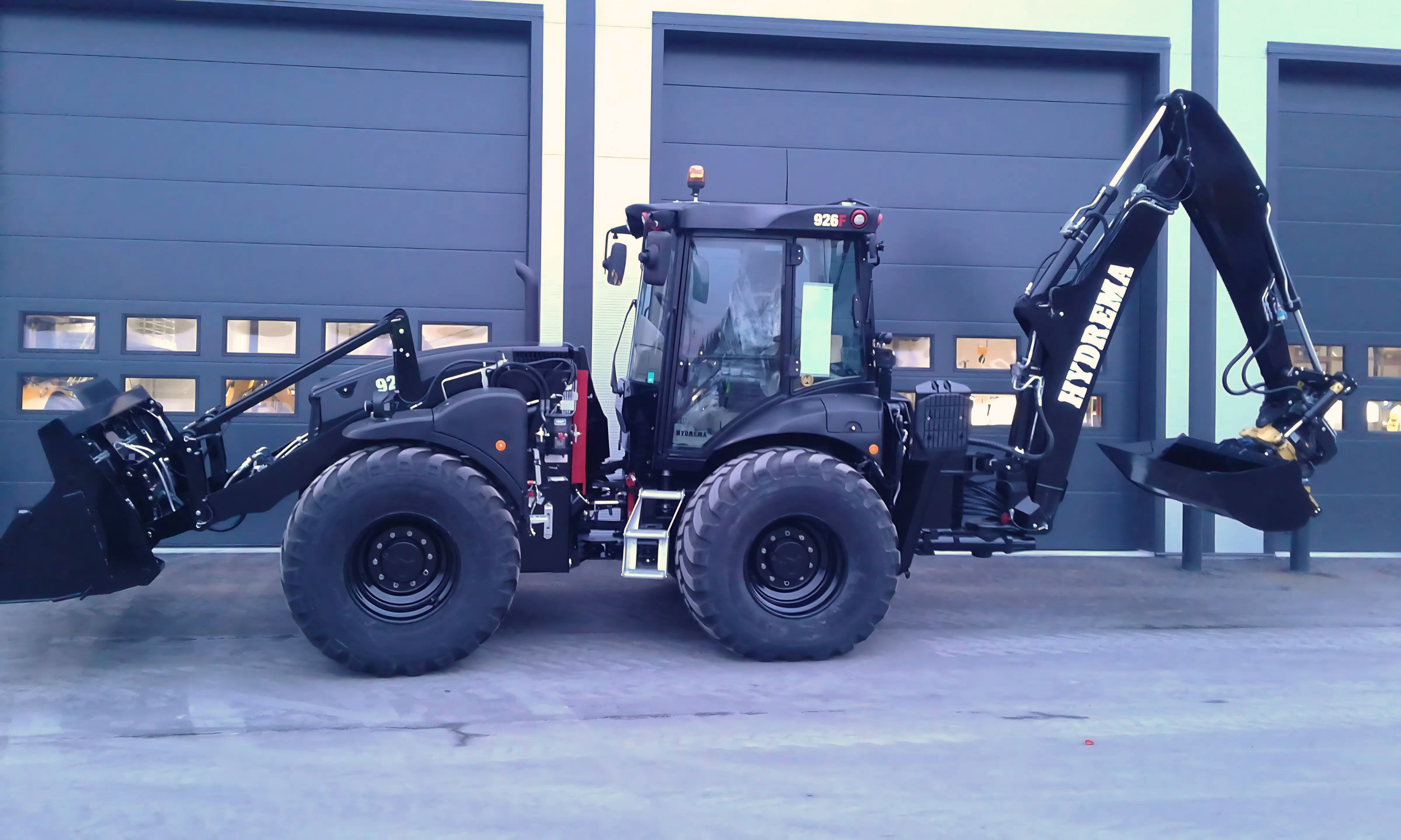 Black Backhoe